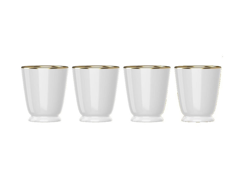 SET 4 BICCHIERINI pure gold Bialetti