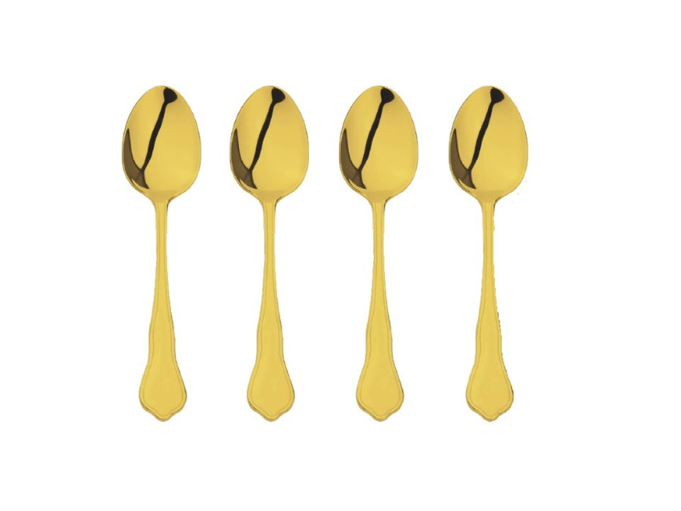 SET 4 CUCCHIAINI pure gold Bialetti
