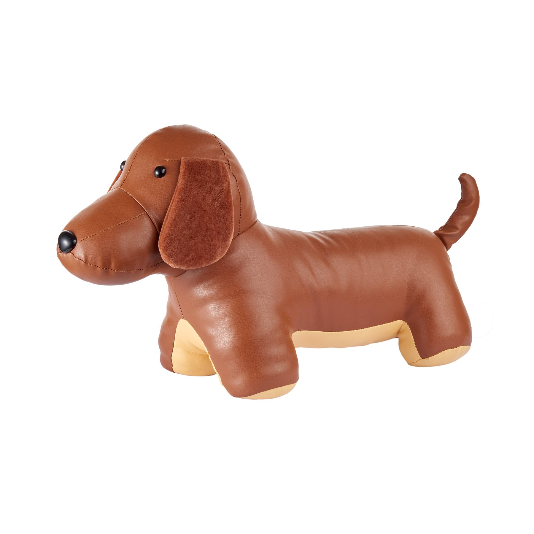 Fermaporta cane marrone