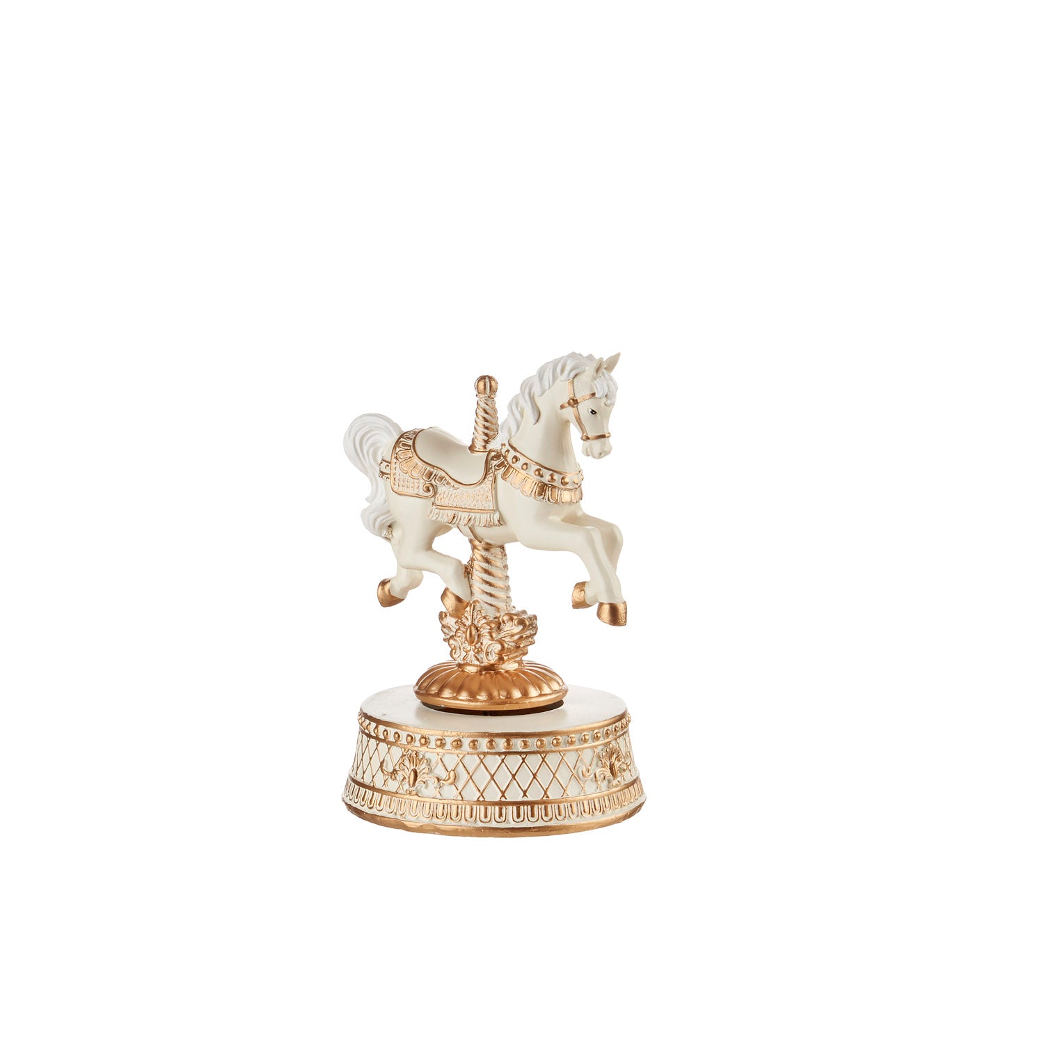 Cavallo con carillon e movimento