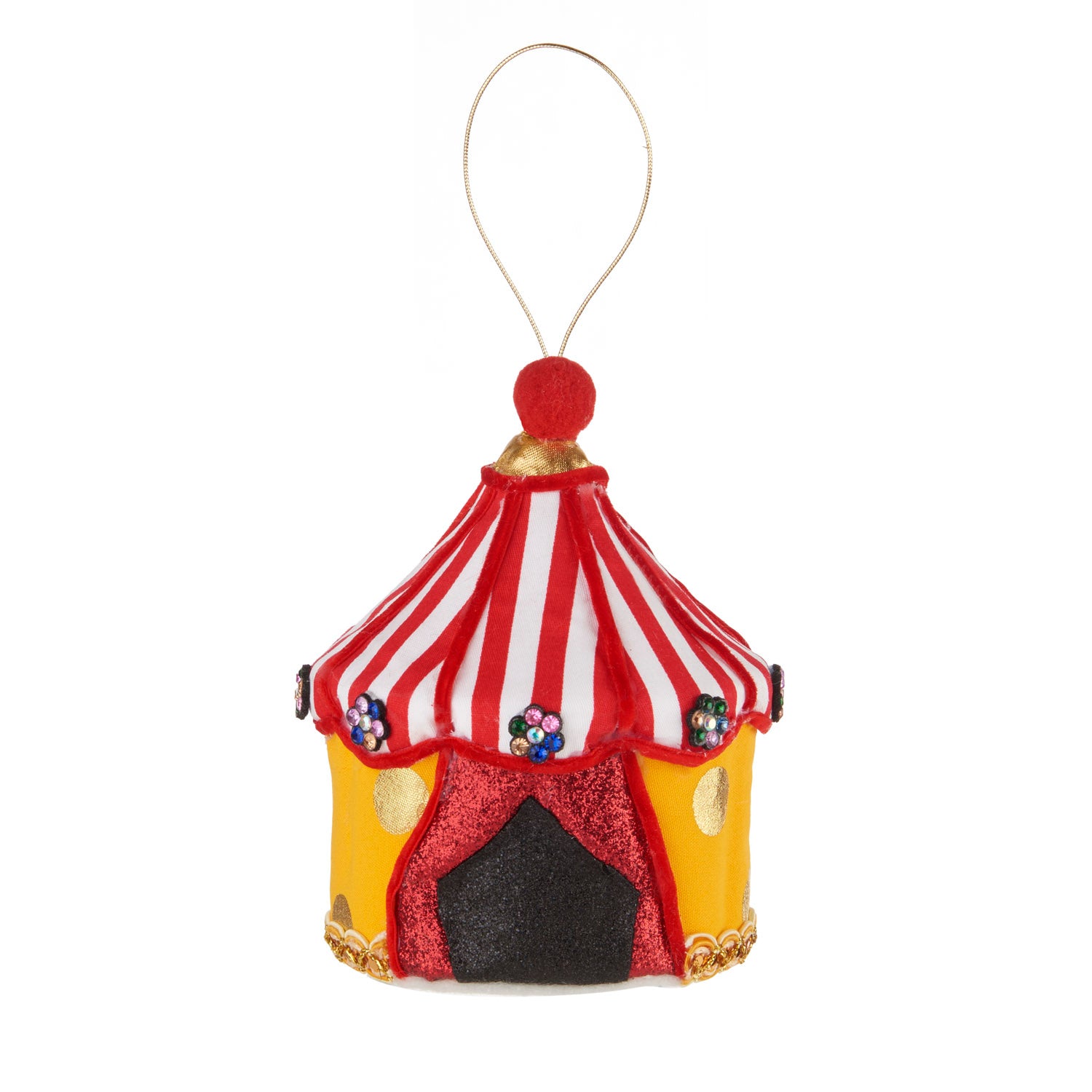 Pendente tendone circo giallo