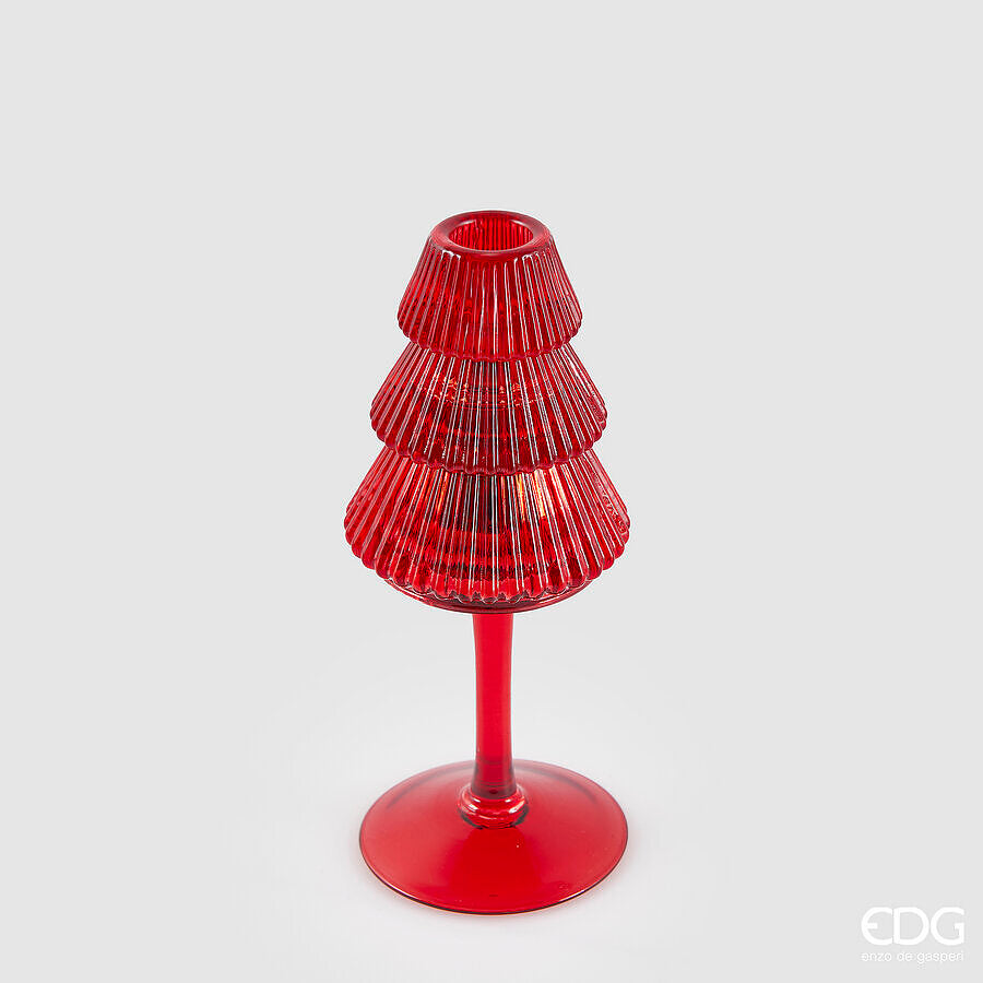 portacandela pino calice h.19cm