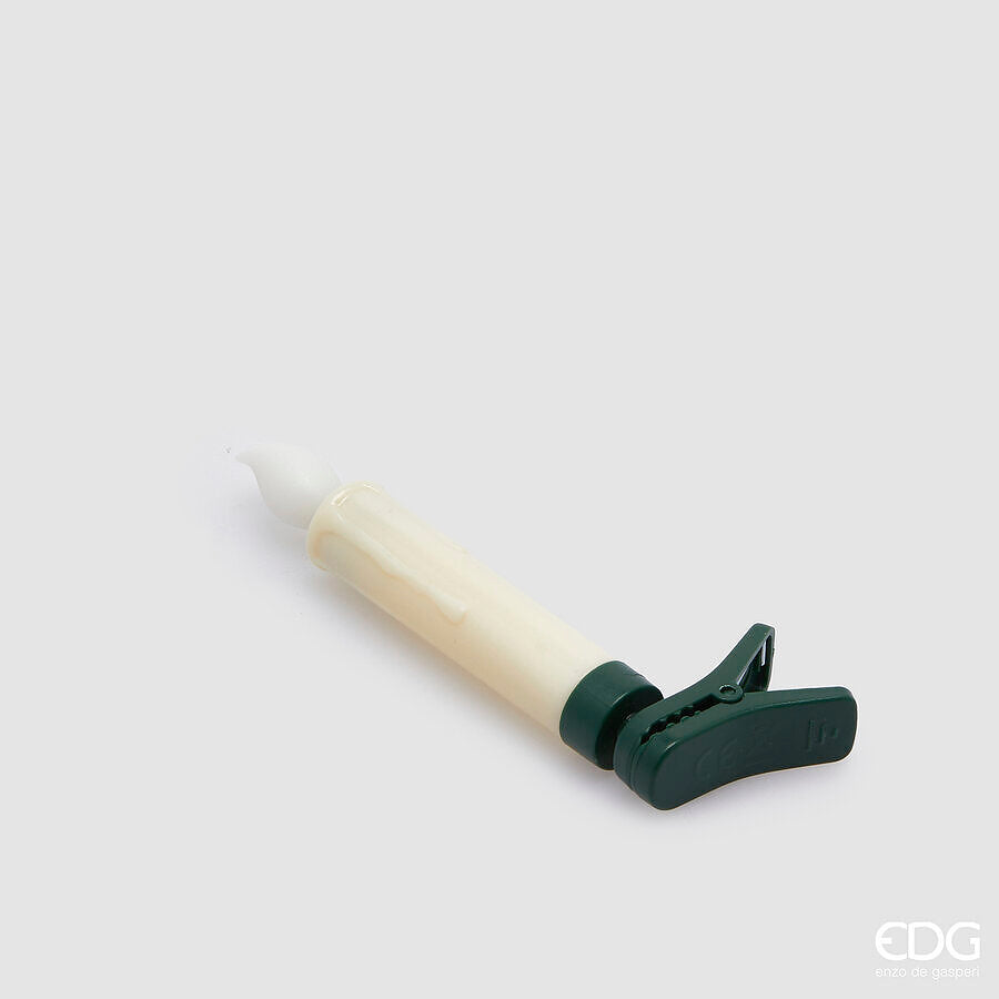Candela led clip 10pz h.10,5cm