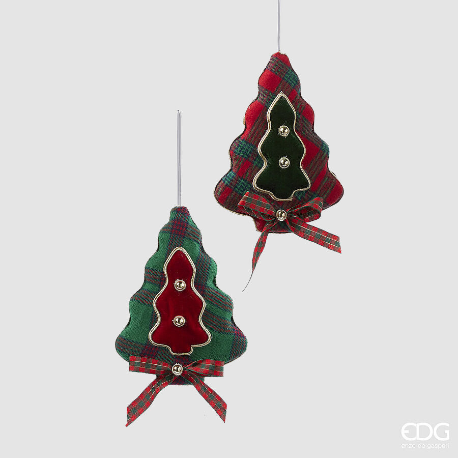 Addobbo pino e stella h.19cm