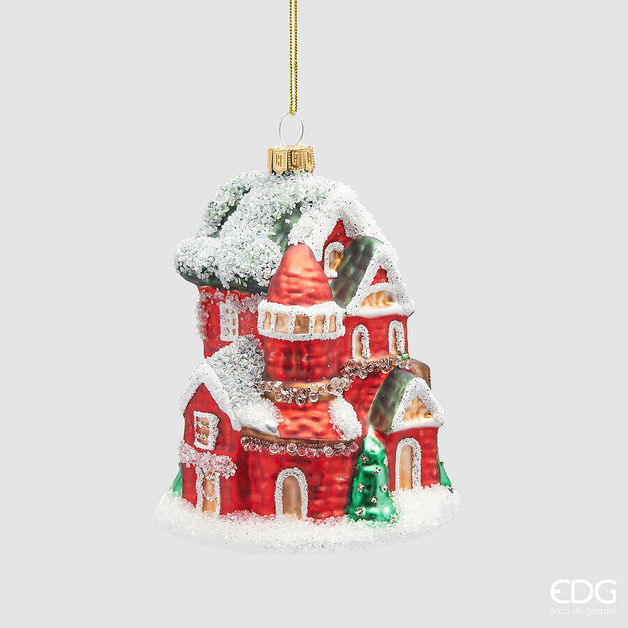 Addobbo casetta h.12cm