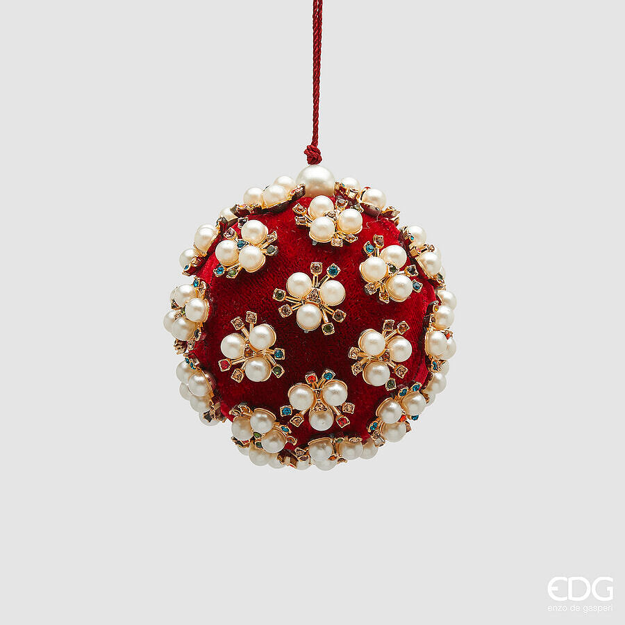 Addobbo palla Elizabeth rosso