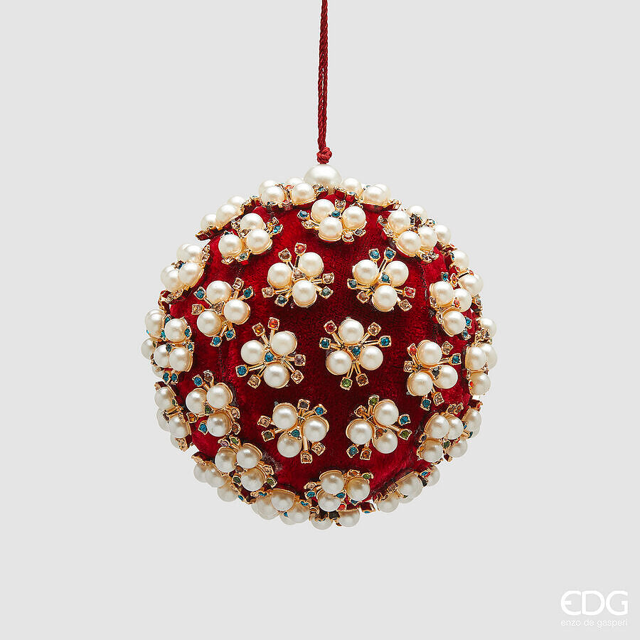 Addobbo palla Elizabeth rosso