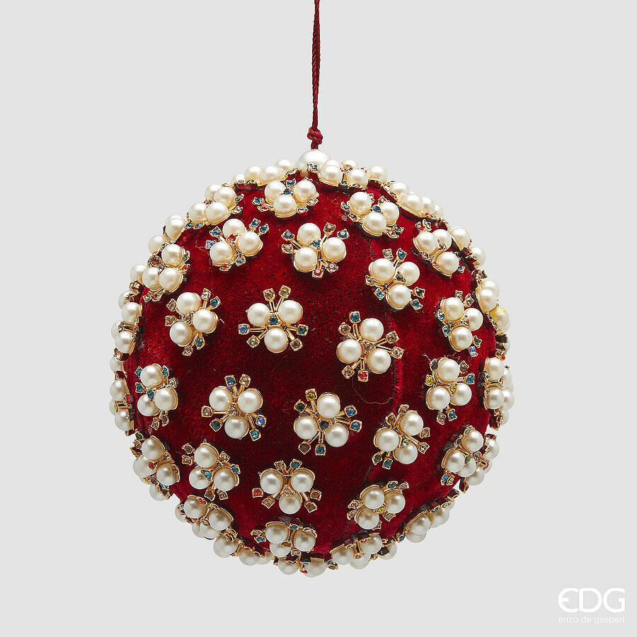 Addobbo palla Elizabeth rosso