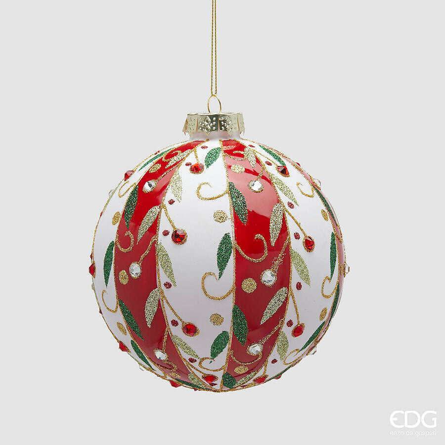 Addobbo palla fasce vischio