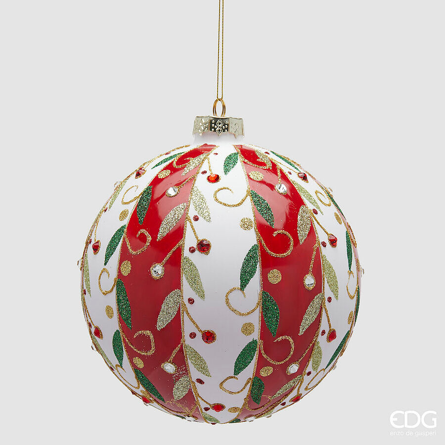 Addobbo palla fasce vischio