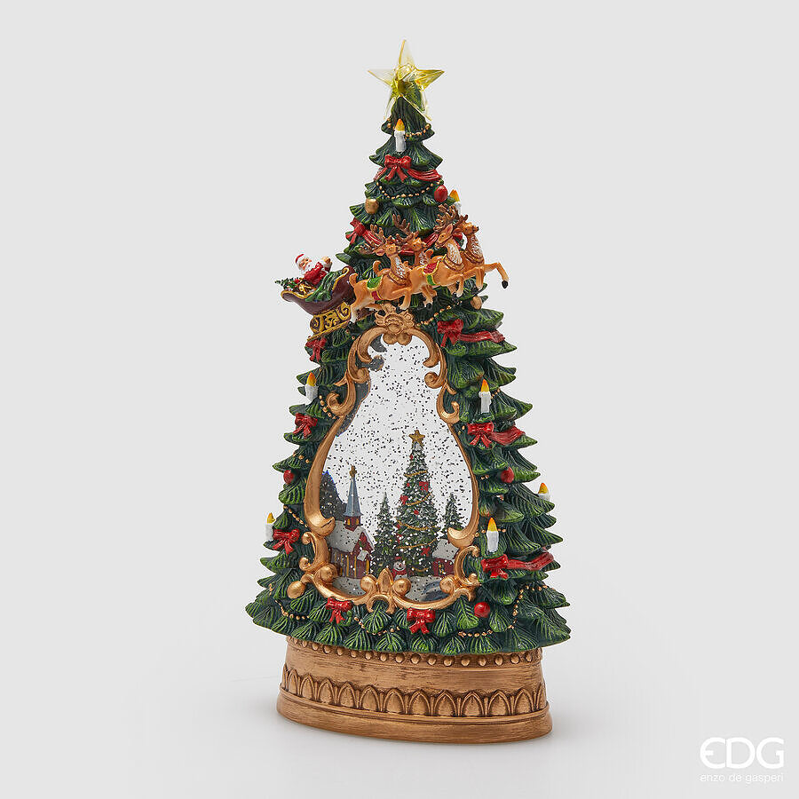 Pino natalizio con musica e movimento