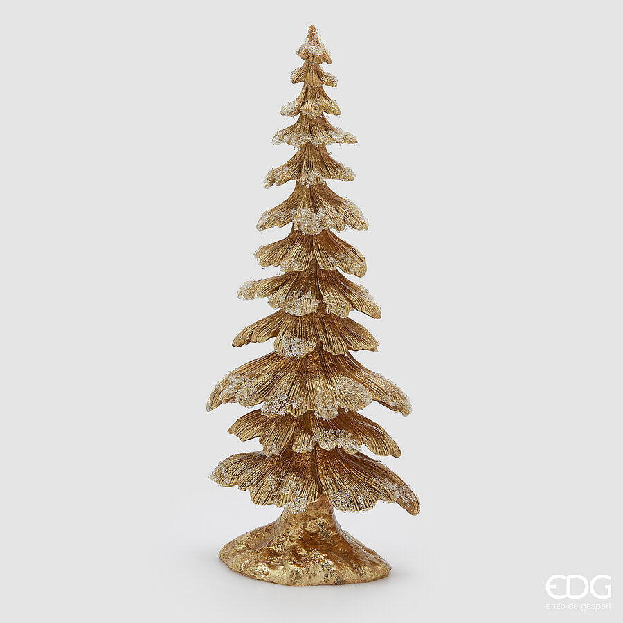 Pino di natale dorato