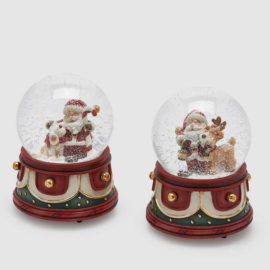 Sfera acqua babbo natale