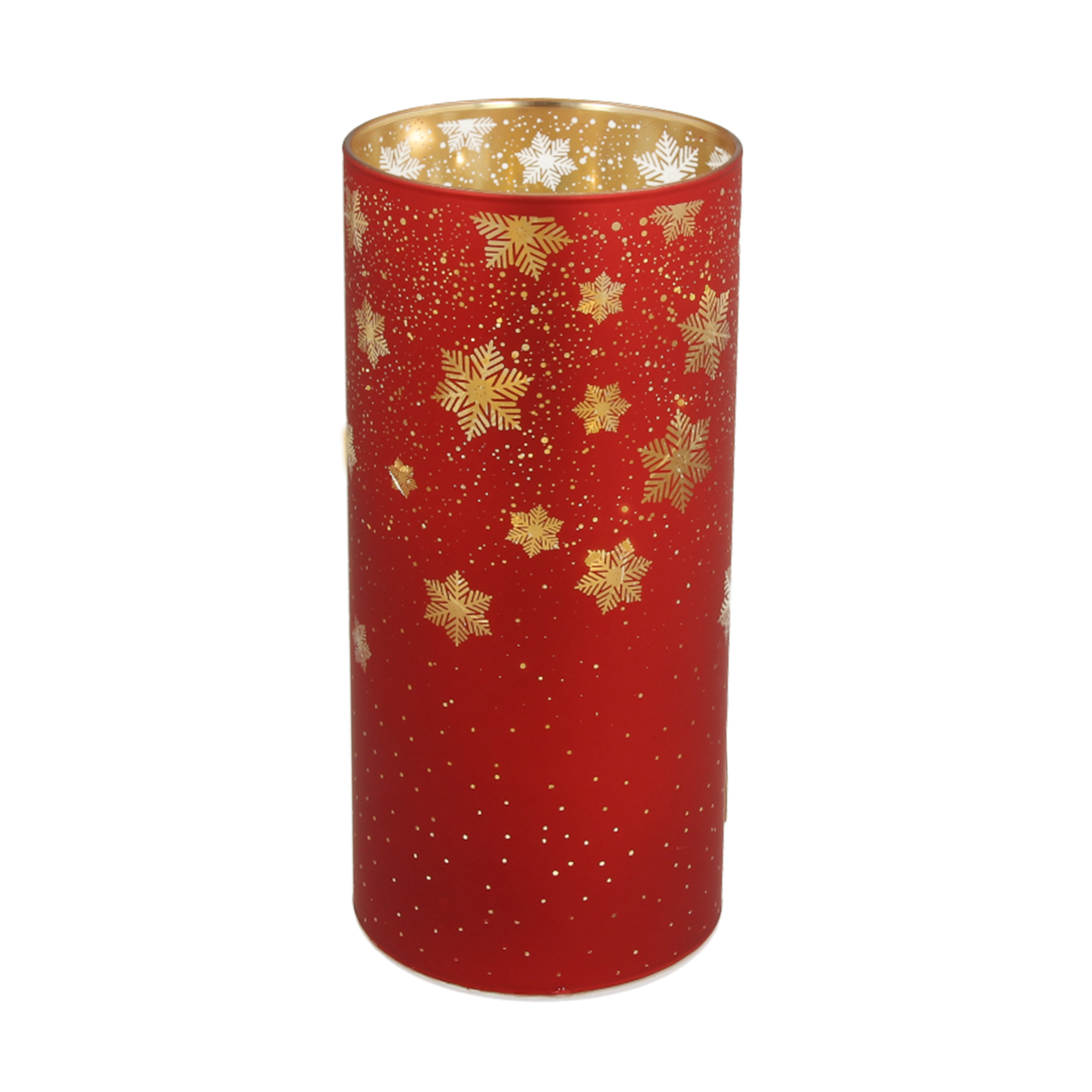 LANTERNA CIL. ROSSA C/LED