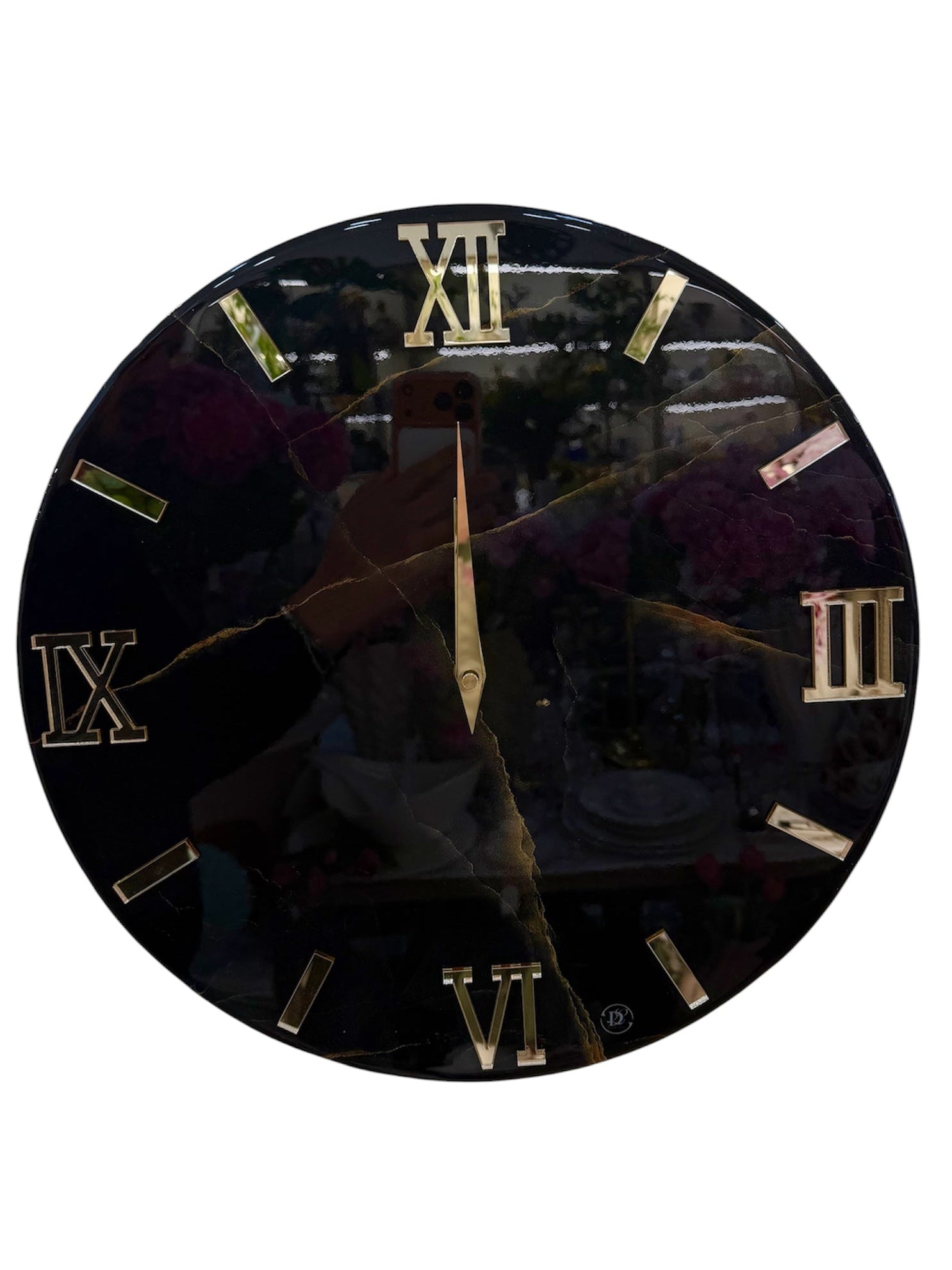 Orologio resina effetto marmo