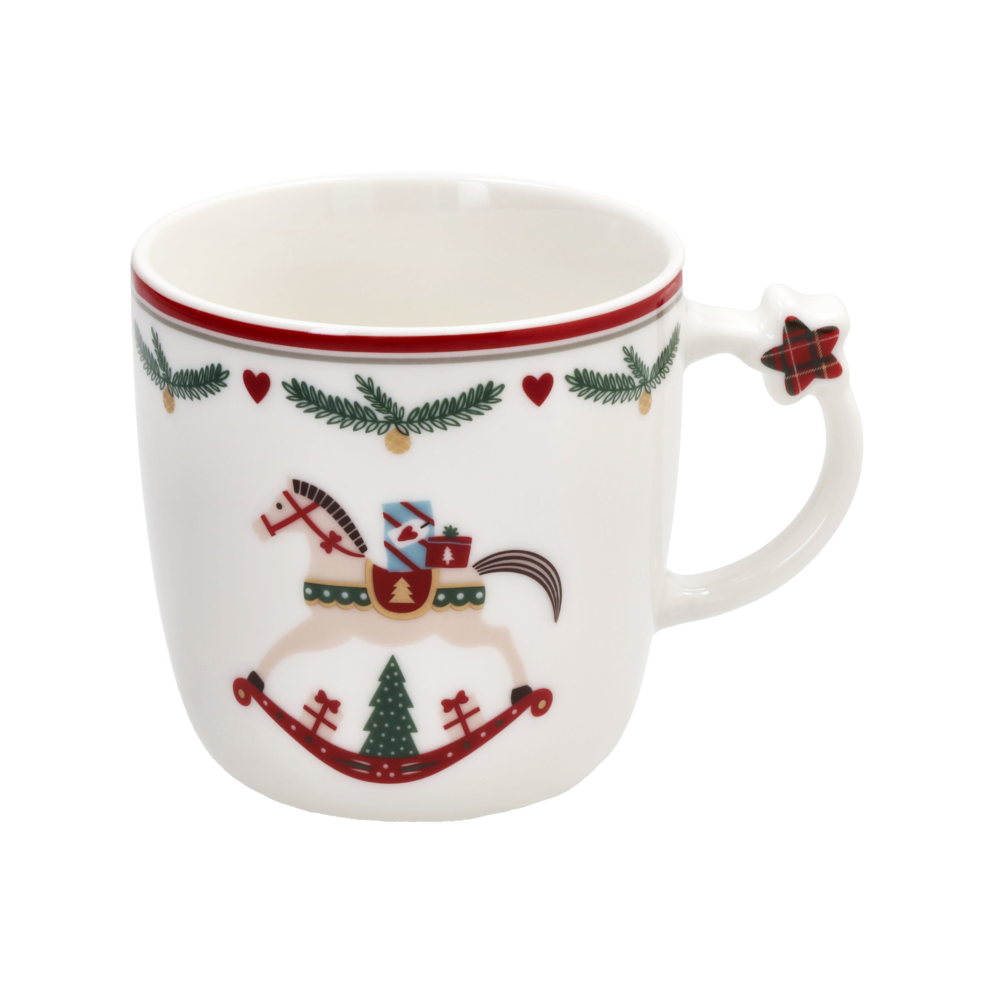 SET 2 MUG 360cc NEW MILK&C LET IT SNOW