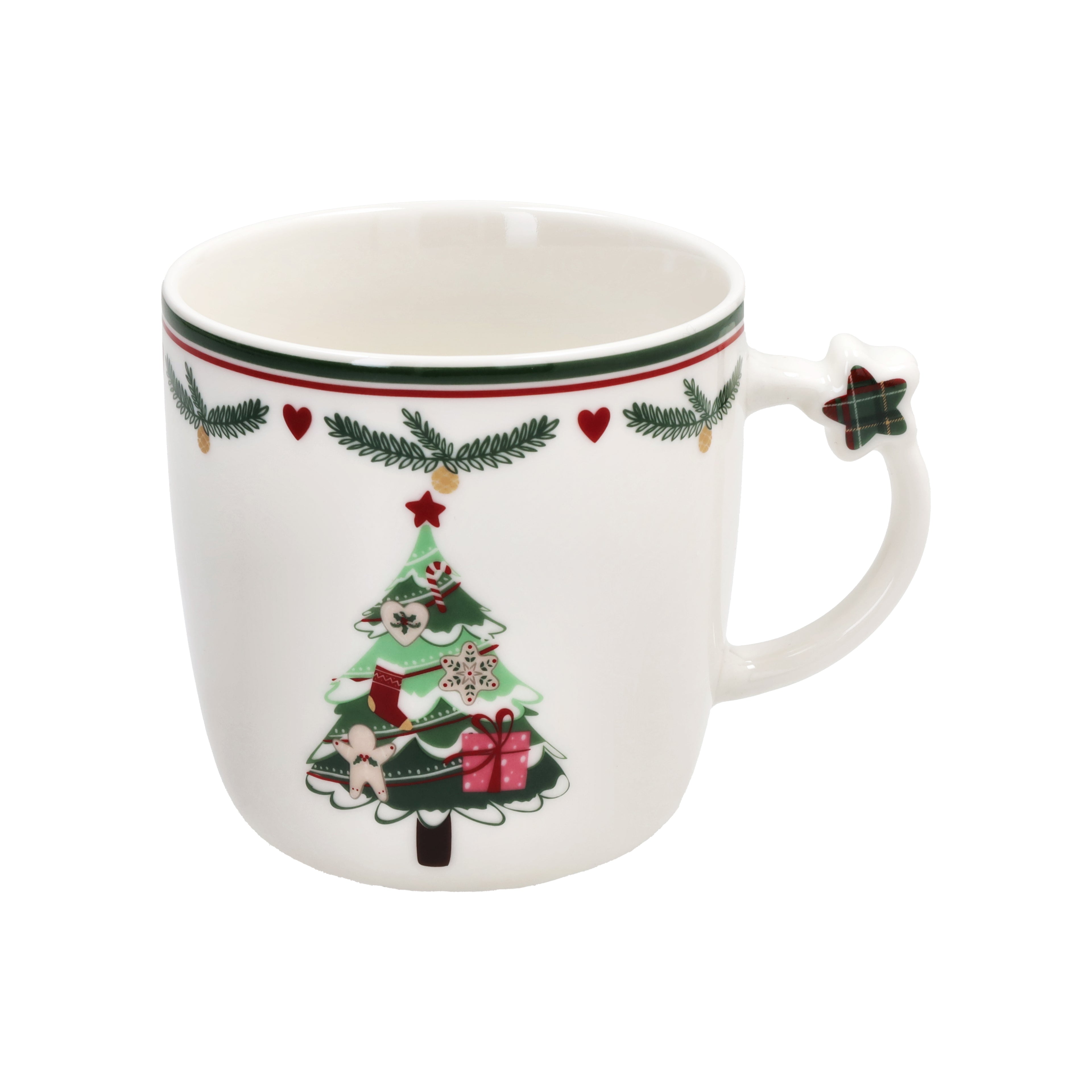 SET 2 MUG 360cc NEW MILK&C LET IT SNOW