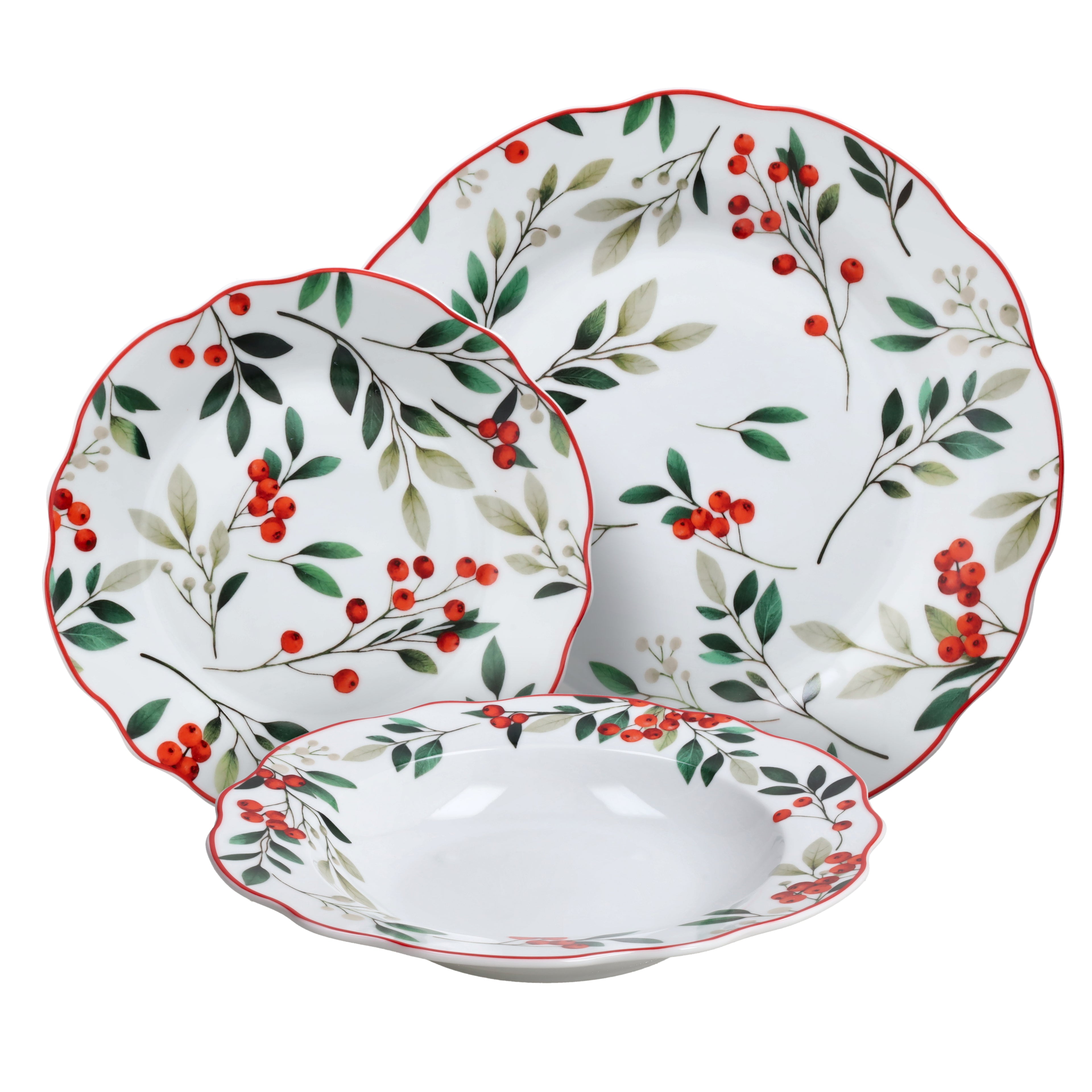 SERV. TAVOLA 18 PZ POEMA HOLLYBERRY