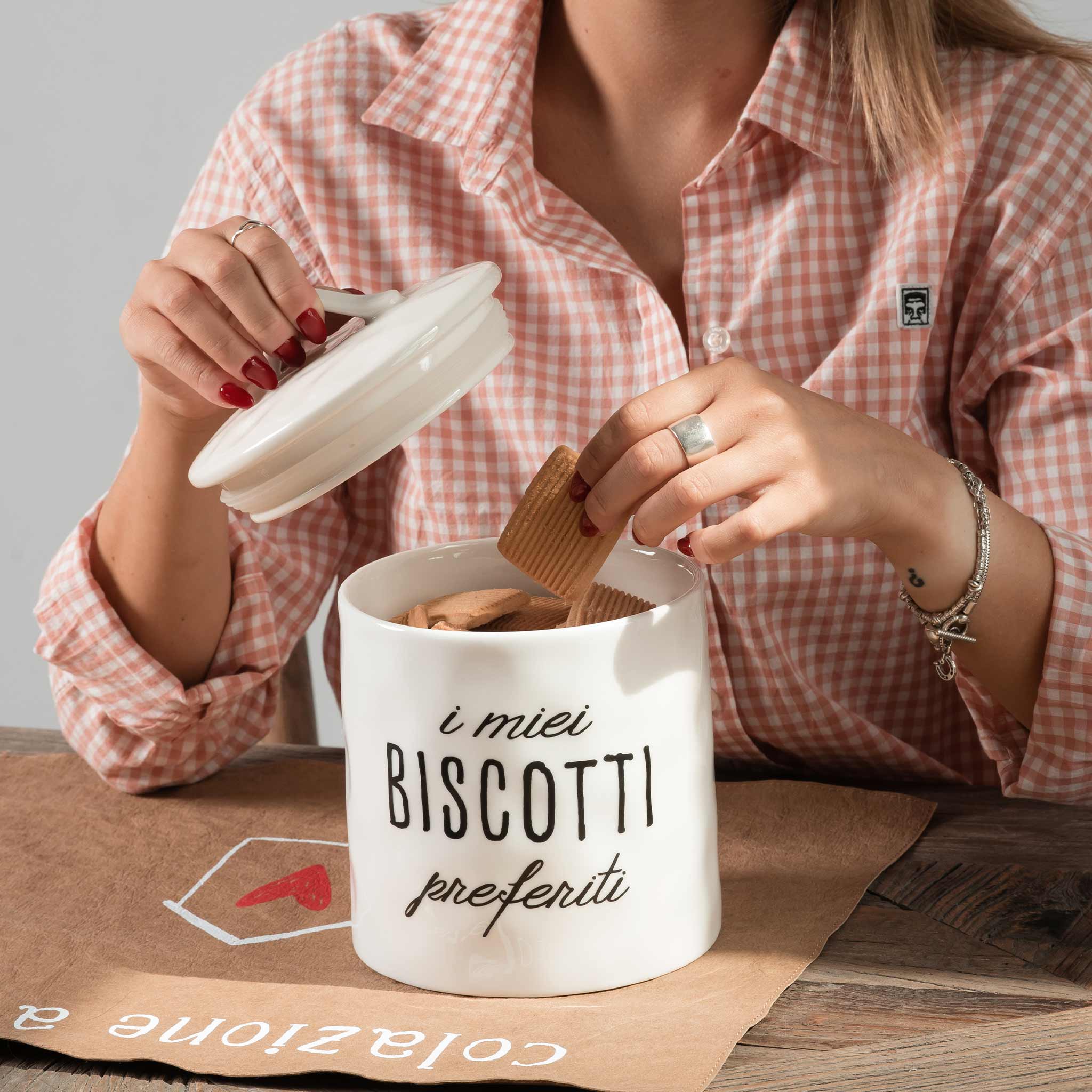 Barattolo in gres I miei biscotti preferiti
