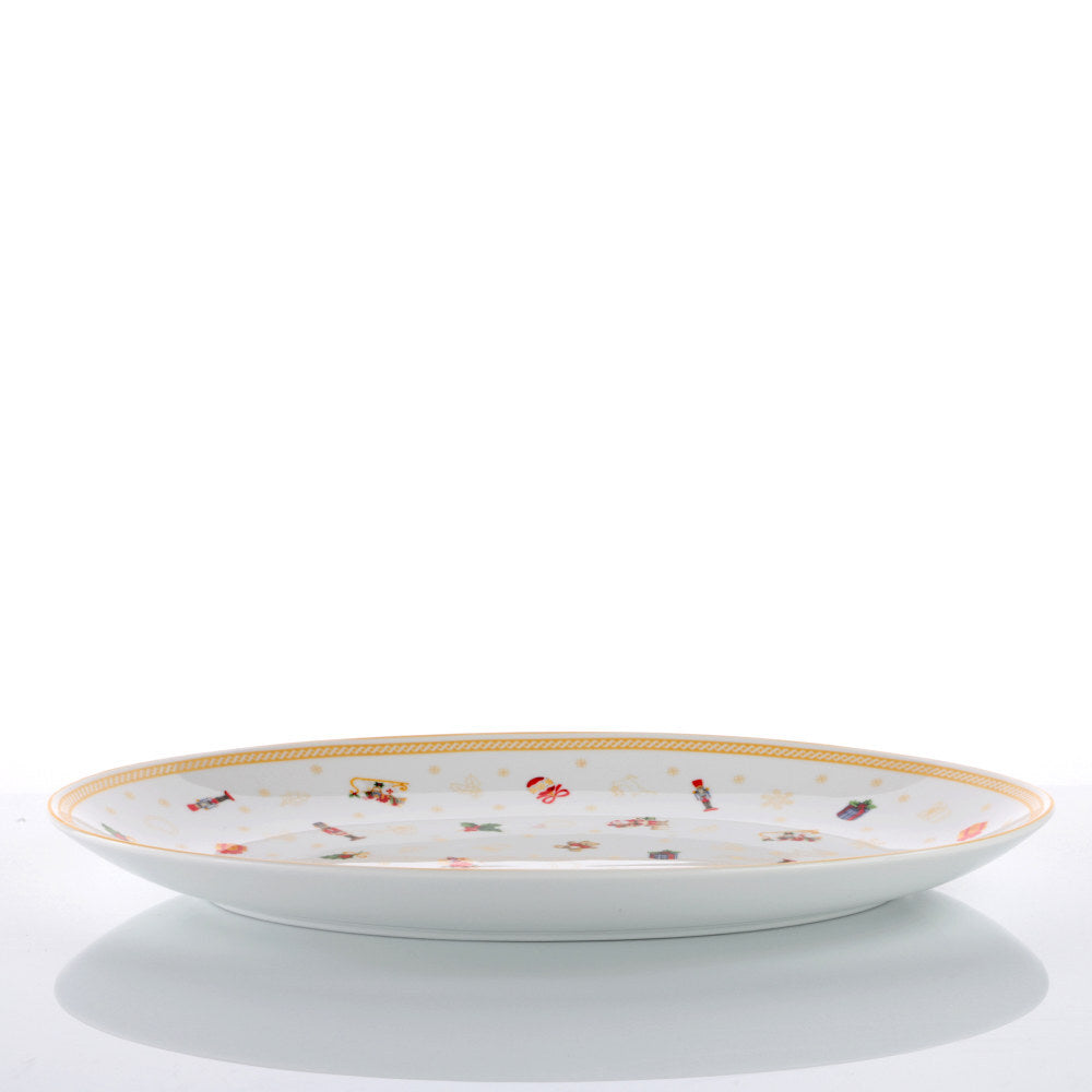 Vassoio Ovale 36cm Toys Natale