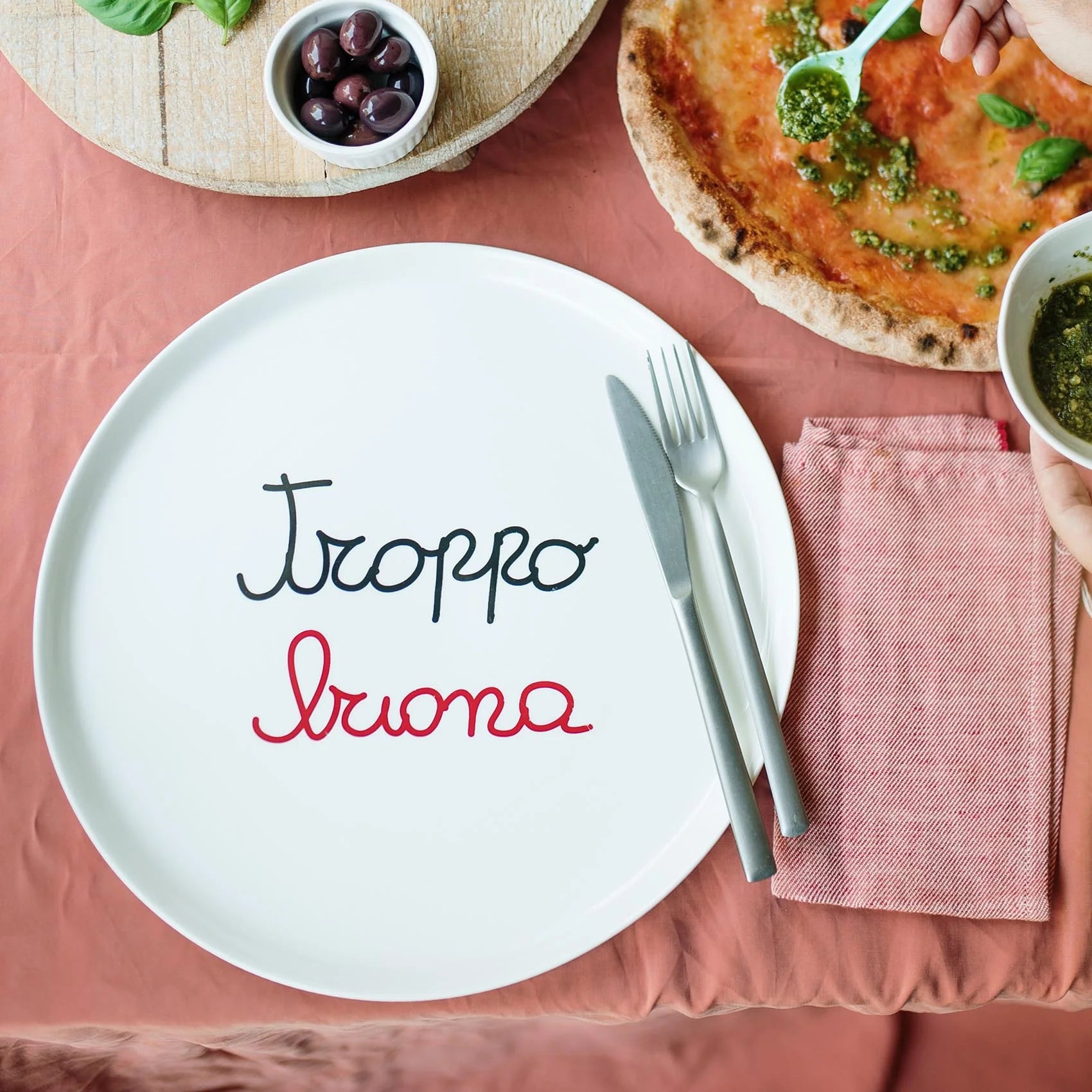 Piatto pizza Troppo Buona 31,5 cm