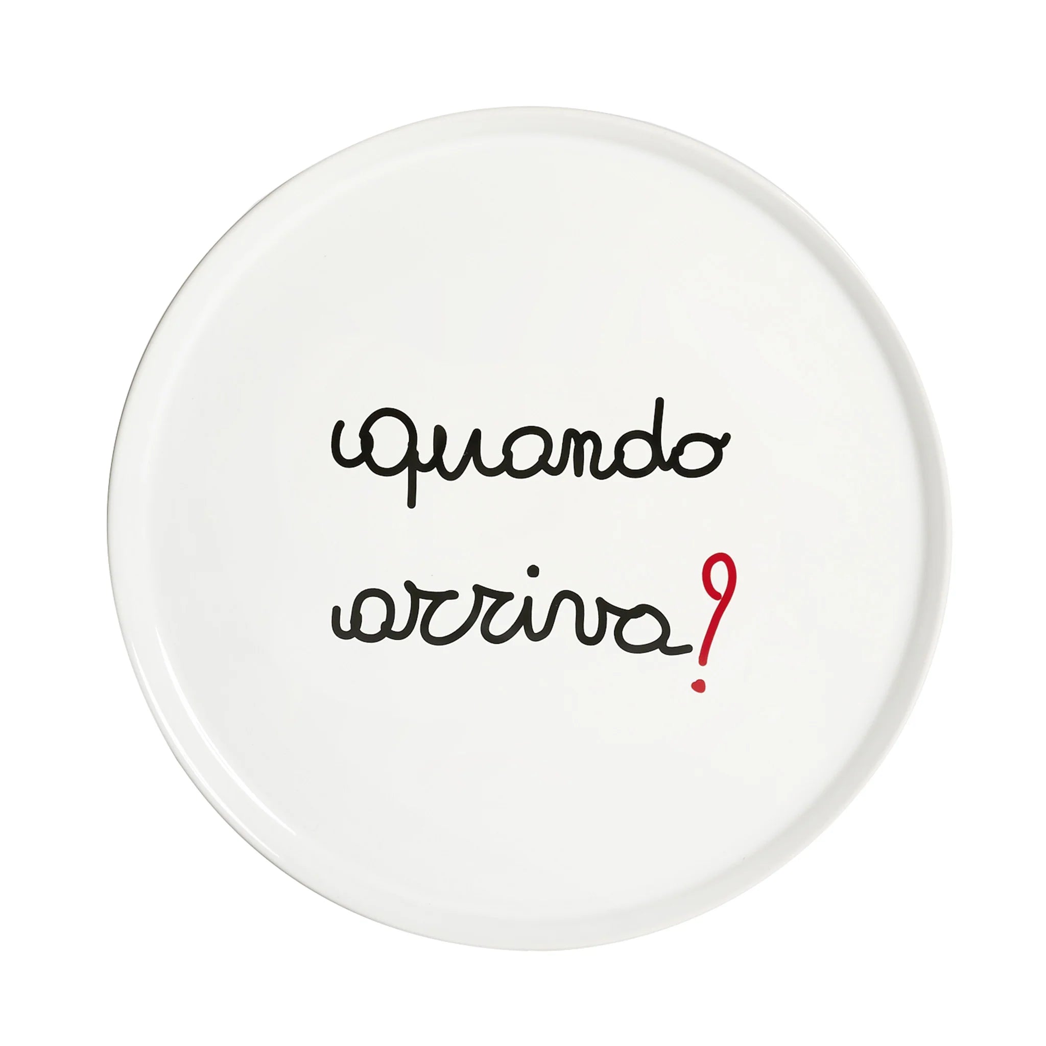 Piatto pizza Quando Arriva 31,5 cm