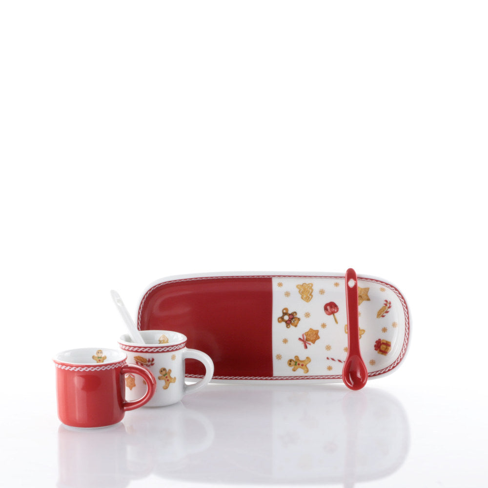 Set Caffe Tete a tete 5pz Sweet Natale