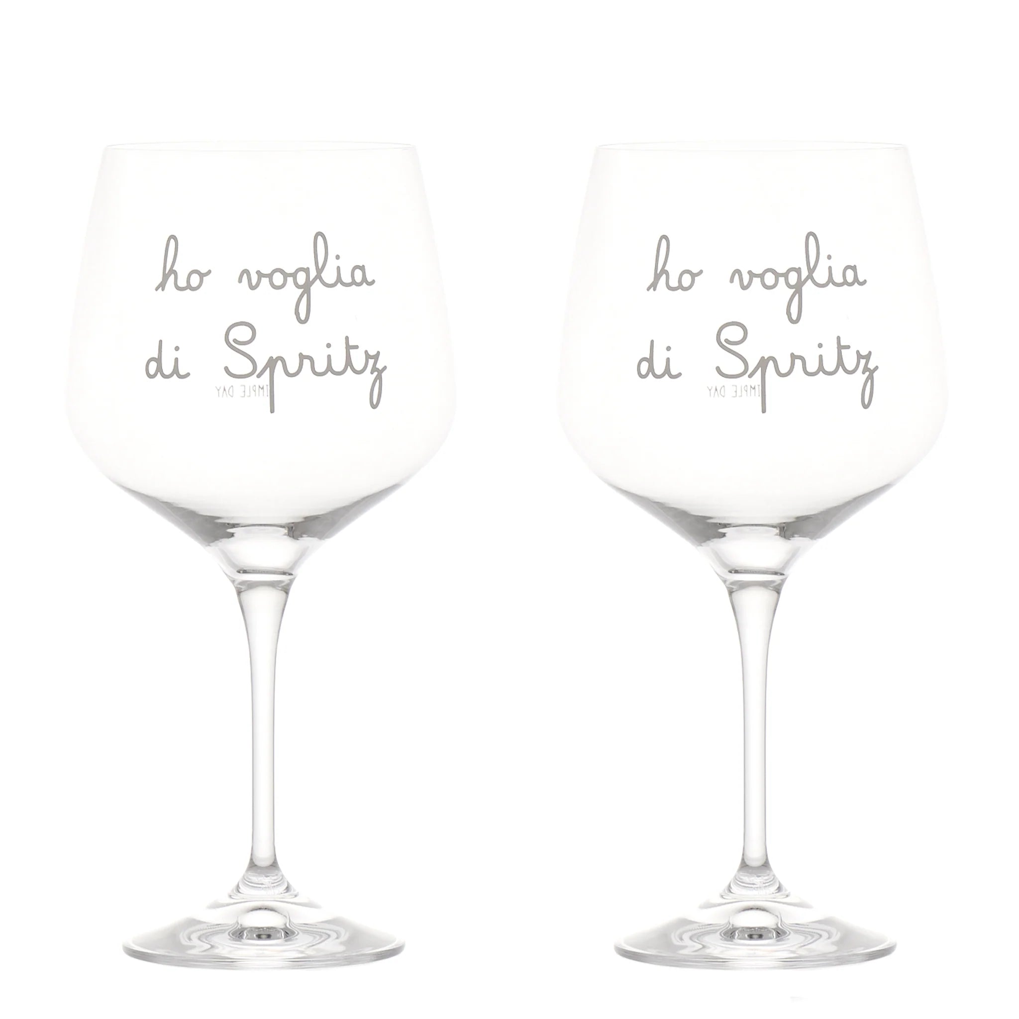 Set 2 calici cocktail Ho voglia di spritz 82cl