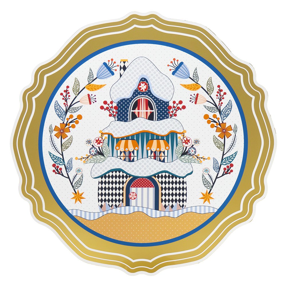 Set 2 sottopiatti natalizi