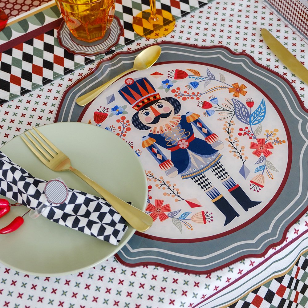 Set 2 sottopiatti natalizi